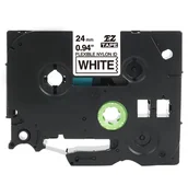 Etykiety do drukarek - Brother strefadrukarek.pl Taśma TZe-NFX251 nylon mocny klej 24mm x 5m biała czarny nadruk - zamiennik | OSZCZĘDZAJ DO 80% - ZADZWOŃ! PROMOCJA! TZe-NFX251 - miniaturka - grafika 1