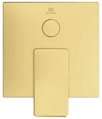 Baterie podtynkowe - Ideal Standard Conca Bateria wannowo-prysznicowa podtynkowa złoto szczotkowane A7374A2 - miniaturka - grafika 1