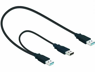 Delock Kabel USB 3.0 AM(M)+Power AM(M)->AM(M) 60cm 82908 - Kable USB - miniaturka - grafika 3