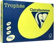 Papier do drukarek - Emerson Papier ksero A4 80g fluo żółty Trophee 2977 - miniaturka - grafika 1