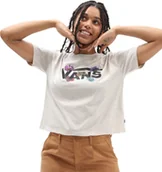 Koszulki i topy damskie - Vans t-shirt damski SPARSE FLOWER RELAXED TEE Oatmeal Heather - miniaturka - grafika 1