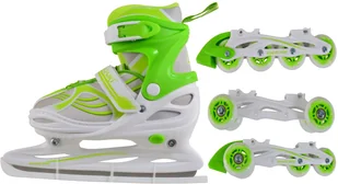 Łyżwo Rolki Wrotki 4w1 34-41ABEC 5 - Rolki - miniaturka - grafika 2
