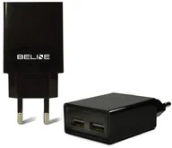 Ładowarki do telefonów - Beline beline Ładowarka sieciowa 2xUSB 2A czarna (Beli0012) - miniaturka - grafika 1
