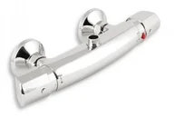 Baterie wannowe i prysznicowe - Ferro Bateria termostatyczna natryskowa z przyłączem górnym Metalia 57 - miniaturka - grafika 1