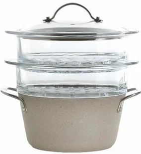 Ambition STONE GARNEK DO GOTOWANIA NA PARZE Z POWŁOKĄ PFLUON COOKMARK 20 CM 20146 20146 - Garnki Ambition STONE GARNEK DO GOTOWANIA NA PARZE Z POWŁOKĄ PFLUON COOKMARK 20 CM 20146 20146 - Garnki - miniaturka - grafika 2