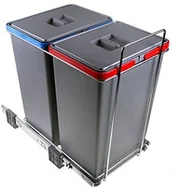 Kosze na śmieci - FENIKS Elle Tipi pf01 44B2 z pedałem segregacja śmieci, wyciągany do Base PF01 44B2 - miniaturka - grafika 1