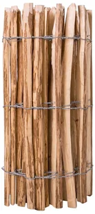 vidaxl Ogrodzenie z leszczyny, paliki, 90x500 cm - Ogrodzenia - miniaturka - grafika 2