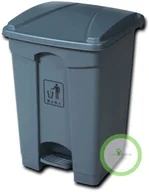 Kosze na śmieci - Kosz z pedałem 45L BIAŁY KPP45L/LUX - miniaturka - grafika 1