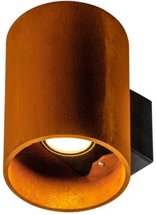 SLV Rusty kinkiet zewnętrzny LED up/down cylinder - Lampy ogrodowe - miniaturka - grafika 3