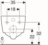 Miski WC - Geberit Ceramika iCon Square Toaleta WC podwieszana 54x35 cm Rimfree bez kołnierza biała 201950000 - miniaturka - grafika 1