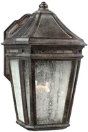 Lampy ogrodowe - Feiss Kinkiet LAMPA elewacyjna FE/LONDONTOWNE Elstead klasyczna OPRAWA ścienna do ogrodu outdoor IP44 brąz przezroczysta FE/LONDONTOWNE - miniaturka - grafika 1