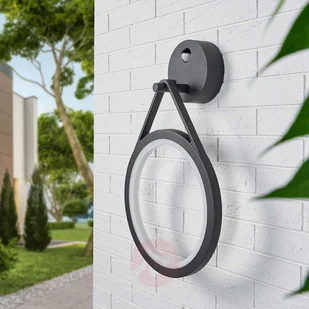 Lampenwelt com Mirco kinkiet zewnętrzny LED z czujnikiem - Lampy ogrodowe - miniaturka - grafika 5
