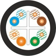 A-LAN Kabel U/UTP KIU6OUTZ305 (UTP; 305m; kat. 6; kolor czarny) - Kable komputerowe i do monitorów - miniaturka - grafika 2