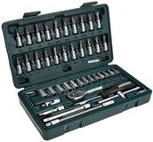 Klucze i nasadki - Brüder Mannesmann Werkzeug Mannesmann zestaw kluczy nasadowych 1/4" (6,3 mm), 46-częściowy, M 2040 M 2040 - miniaturka - grafika 1