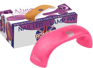 ronney RONNEY NINA Profesjonalna lampa do paznocki LED 9W (GY-LED-018) - CZERWONA - Lampy UV do paznokci - miniaturka - grafika 3