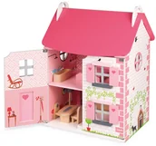 Klocki - Janod Domek dla lalek z 11 meblami 3700217365813 - miniaturka - grafika 1