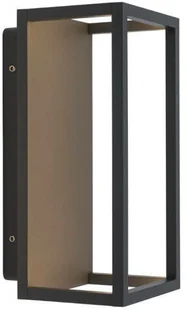 Nowodvorski Elewacyjna LAMPA loft SYMMETRY LED 8176 prostokątna OPRAWA kinkiet LED 7W 3000K zewnętrzny IP54 grafitowy 8176 - Lampy ogrodowe - miniaturka - grafika 2