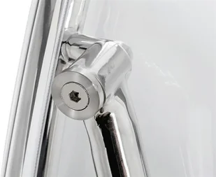 King Home Fotel BUBBLE STAND 2 poduszka żółta - akryl, chrom, wełna 44790-0 - Fotele - miniaturka - grafika 3