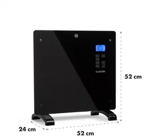 Klarstein Klarstein Norderney Grzejnik konwekcyjny termostat timer 1000 W 20 m kolor czarny ACO14-Norderney1000B - Ogrzewanie przenośne - miniaturka - grafika 8