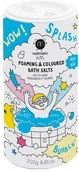 Kosmetyki kąpielowe dla dzieci - Nailmatic Kids Foaming & Coloured Bath Salts pieniąca się sól do kąpieli dla dzieci Blue 250g 105927-uniw - miniaturka - grafika 1