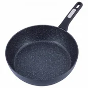 Patelnie - Kamille Patelnia głęboka gruba marmurowa 30cm 5397MR - miniaturka - grafika 1