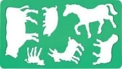 Koh-i-noor SZABLON ZWIERZĘTA KOŃ 749054 - Linijki, ekierki - miniaturka - grafika 2