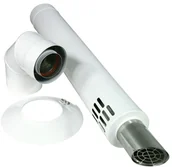 Rury i kanały wentylacyjne - Spiroflex Zestaw wylotu bocznego  60/100 mm - miniaturka - grafika 1