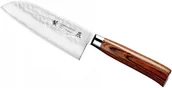 Noże kuchenne - Tamahagane Tsubame Brown Nóż Santoku 12cm SNH-1129 - miniaturka - grafika 1