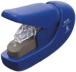 Plus  Zszywacz Staple-Free 6k SL-106-AB niebieski - Zszywacze biurowe - miniaturka - grafika 2