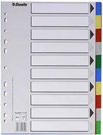 Akcesoria do bindownic - Esselte 795707 Tab index A4, 10 pozycjach 795707 - miniaturka - grafika 1