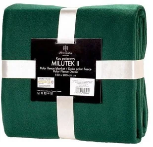 Euromat Koc Polarowy Milutek Zieleń butelkowa 14329 - Koce Euromat Koc Polarowy Milutek Zieleń butelkowa 14329 - Koce - miniaturka - grafika 1