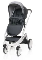 Wózki dziecięce - 4Baby Wózek wielofunkcyjny 2w1 COSMO (Dark Grey) - miniaturka - grafika 1