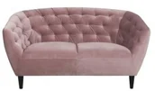Sofy i kanapy - D2.Design Sofa Ria VIC 2-osobowa różowa 147660 - miniaturka - grafika 1