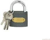 Kłódki - Geko GEKO Kłódka szara 50 mm G01312 - miniaturka - grafika 1