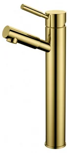 Blue Water bateria umywalkowa wysoka Denver DEN-BUW.050 złota - Baterie podtynkowe - miniaturka - grafika 2