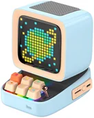 Głośniki przenośne - Divoom Ditoo Plus Niebieski - miniaturka - grafika 1