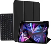 Etui do tabletów - Apple Alogy Etui Alogy Klawiatura Bluetooth Touchpad 4w1 Magnetyczne Pencil do iPad Pro 11 2021 Czarne 9909X1 - miniaturka - grafika 1