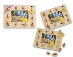 Brimarex Sp. z o.o. Układanka drewniana z pinezkami Disney Księżniczki - Układanki dla dzieci - miniaturka - grafika 2