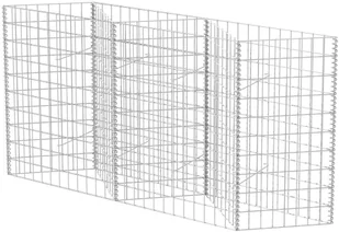 vidaxl Kosz gabionowy - donica, stalowy, 150 x 30 100 cm - Ogrodzenia - miniaturka - grafika 2