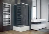 Kabiny prysznicowe - Besco Modern 165 niska 90x90 - miniaturka - grafika 1