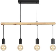 Lampy sufitowe - Candellux IZZY LAMPA WISZĄCA 4X60W E27 CZARNY 34-77929 - miniaturka - grafika 1