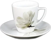 Filiżanki - Lubiana MAGNOLIA 6474 FILIŻANKA ZE SPODKIEM BEATA 100ML 3896 - miniaturka - grafika 1