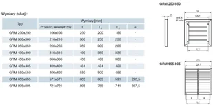 Vents Żaluzja Grawitacyjna GRM655 - Akcesoria grzewcze - miniaturka - grafika 2