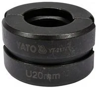 Toya Matryca zapasowa do zaciskarki do rur 20 mm - Imadła i ściski - miniaturka - grafika 2