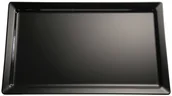Wyposażenie lokali gastronomicznych - APS Półmisek prostokątny z melaminy 400x300 mm, czarny | Pure 83592 - miniaturka - grafika 1