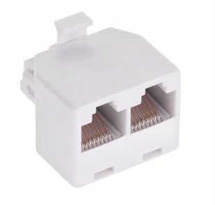 LechPol LechPol Rozgałęźnik RJ45 1/2 TEL0023-2 - Kable miedziane - miniaturka - grafika 4