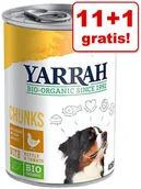 Mokra karma dla psów - Yarrah 11 + 1 gratis! Bio kawałki 12 x 405 g Kawałki biokurczaka w sosie - miniaturka - grafika 1