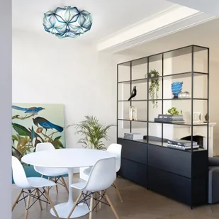 Slamp La Vie M lampa sufitowa 47 cm, niebieska - Lampy sufitowe - miniaturka - grafika 2