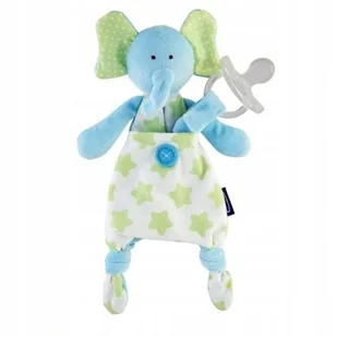 CHICCO Chicco Pocket Friend 0m+-niebieski sloń Maskotka do smoczka dla dzieci 0m+ CC 00008013200000 - Smoczki uspokajające - miniaturka - grafika 2