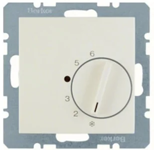 hager polo Regulator temperatury 250V 5A 5°C IP20 kremowy 20268982 20268982 - Płyty i maty izolacyjne - miniaturka - grafika 2